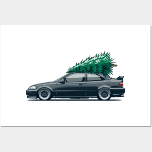 Civic Ek coupe Posters and Art